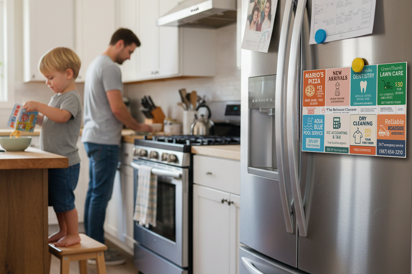 TCS mockup on fridge 12x9